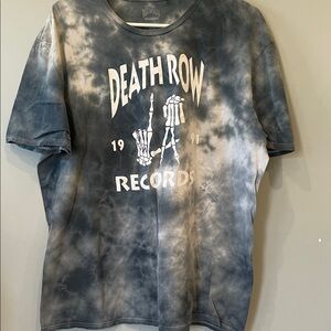 Death Row Records Tie-Dye Graphic Tee Mens Medium